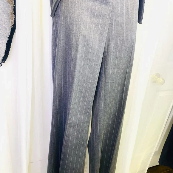 New York & Company Charcoal Pinstripe Pants - Picture 16 of 16